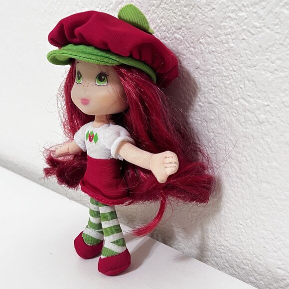Strawberry Shortcake Berry Best Small Soft Body Rag Doll 6” 2008 Hasbro - Picture 7 of 12